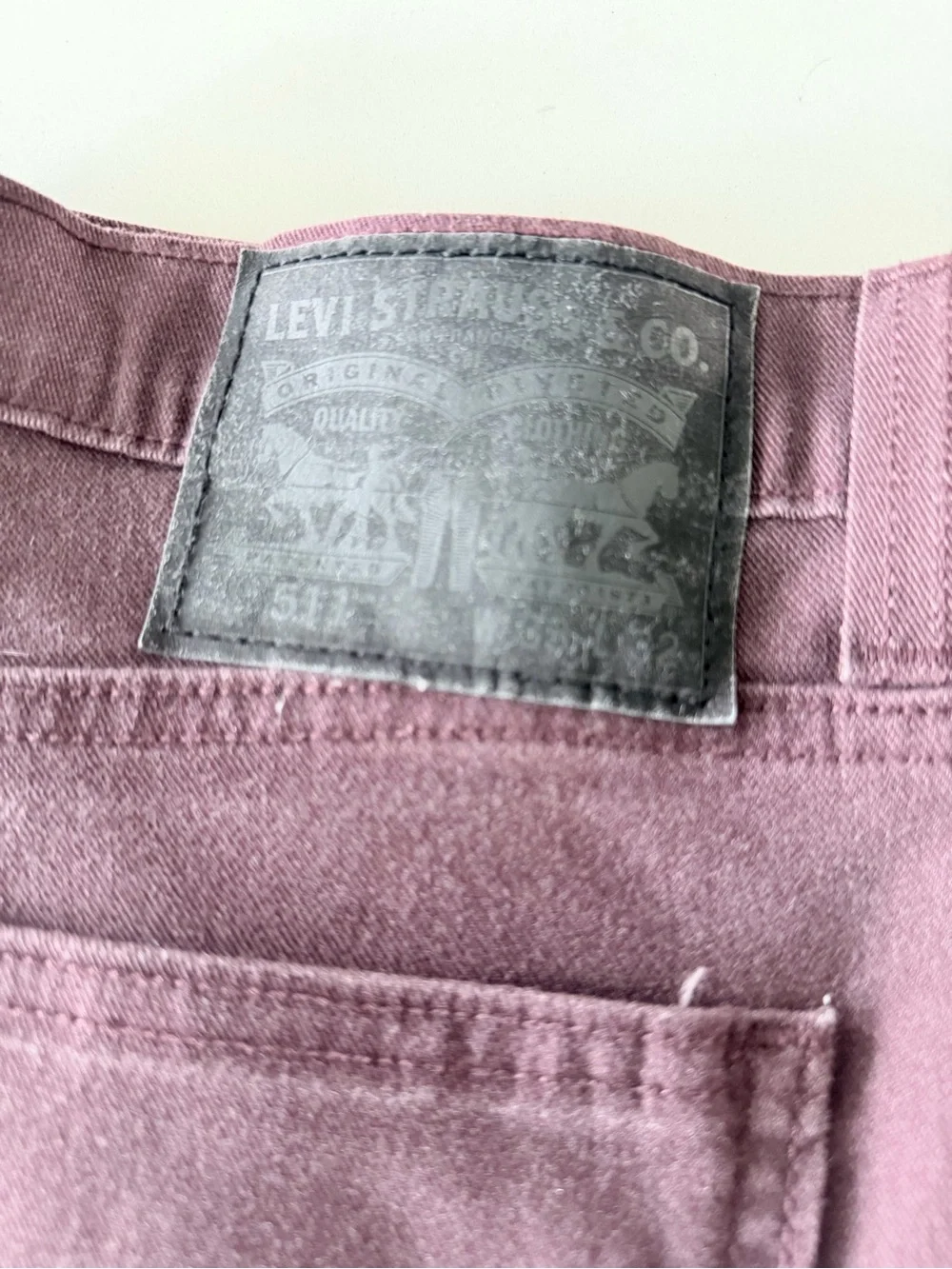 Levi's Men’s Slim Jeans - Dusty Plum